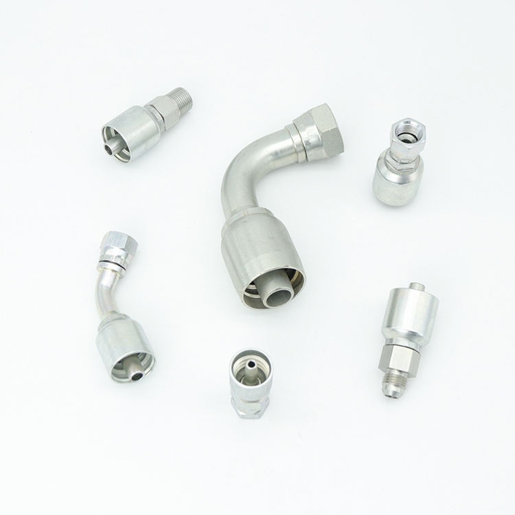 One piece hose fittings