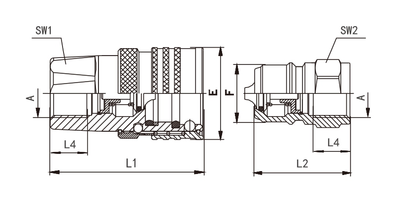 TMU quick release coupling